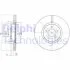 Диск гальмівний передн. FORD KUGA II 2.0 13- DELPHI BG4056C (фото 1)