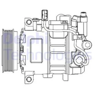 Компресор кондиціонера DELPHI CS20476