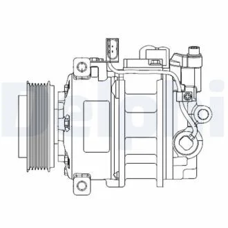 Компресор, система кондиціонування повітря DELPHI CS20522