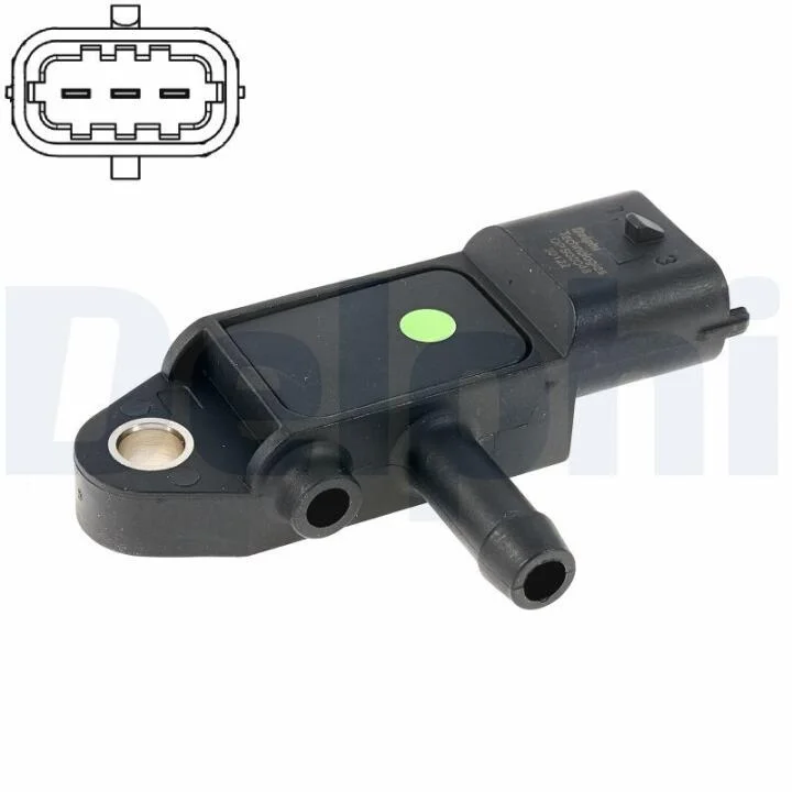 OPEL датчик тиску надуву (CR) Astra, Zafira, Vectra, 1,3-1,9CDTI 04- DELPHI DPS0004812B1 (фото 1)