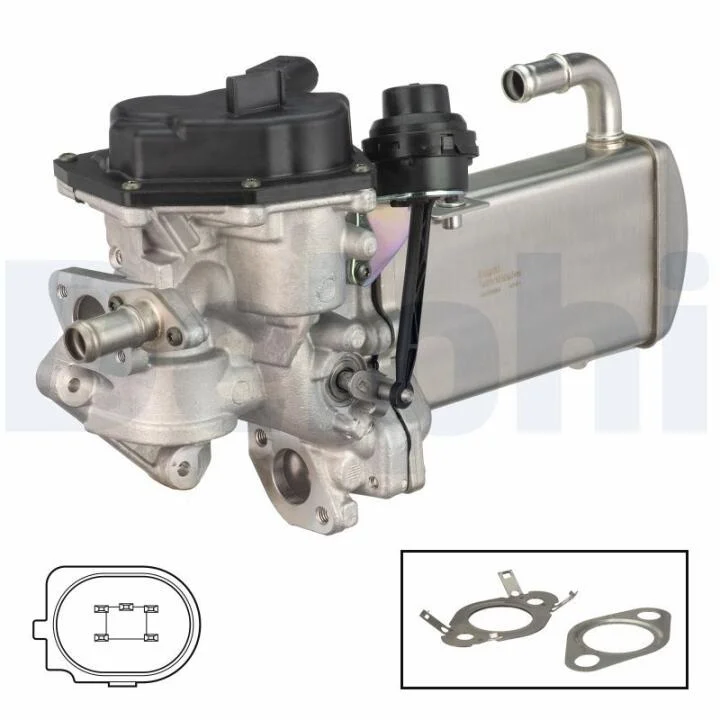VW модуль EGR Audi A4/5/6,Q5 2.0TDI 08- DELPHI EG1058412B1 (фото 1)