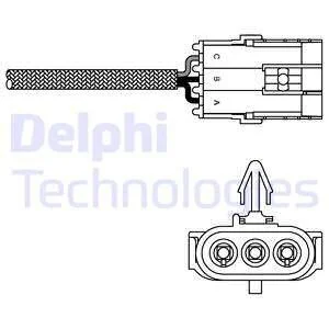 Датчик кисню DELPHI ES1097012B1