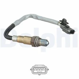 RENAULT Кисневий датчик (лямбда-зонд) GRAND SCENIC 2.0 04-, LAGUNA 2.0 03-, MEGANE 2.0 06- DELPHI ES2068012B1