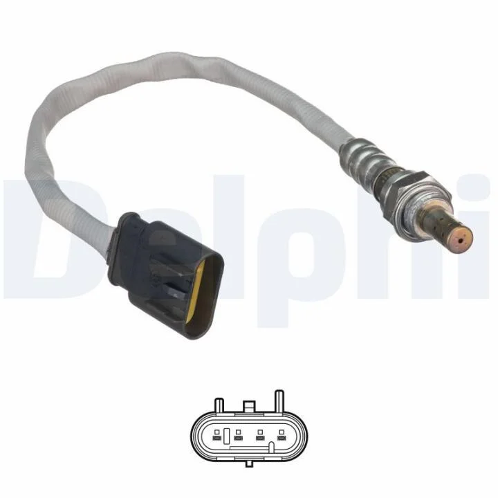 FIAT лямбда-зонд 500 1.2 07-, BRAVO II 1.4 16V 10-14, LANCIA DELTA III 1.4 16V 10-14, ALFA ROMEO GIULIETTA 1.4 TB 10-18 DELPHI ES2105812B1 (фото 1)