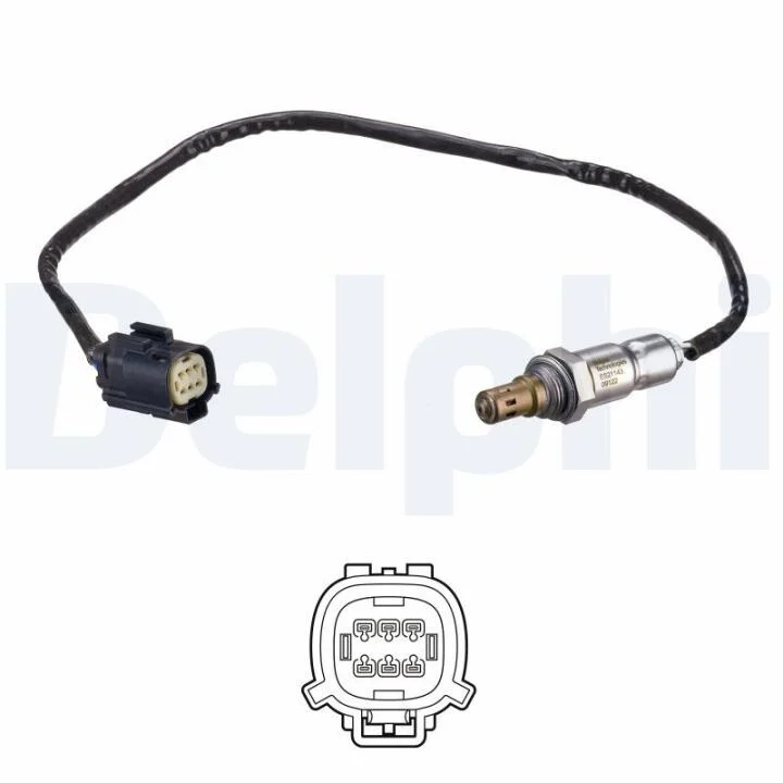 FORD Кисневий датчик (лямбда-зонд) B-MAX 1.5 TDCi 15-, C-MAX II 1.5 TDCi 15- DELPHI ES2114312B1 (фото 1)