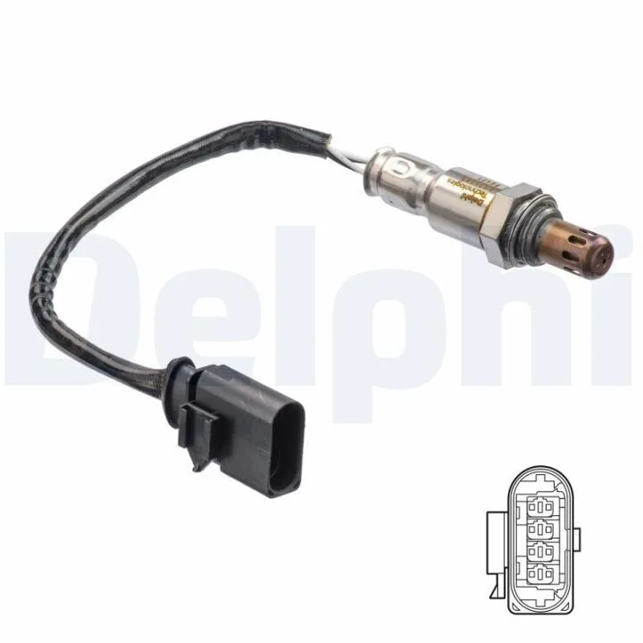 VW Кисневий датчик (лямбда-зонд) POLO V 1.2 TSI 09- DELPHI ES2126712B1 (фото 1)