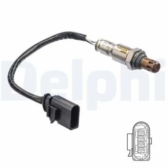 VW Кисневий датчик (лямбда-зонд) POLO V 1.2 TSI 09- DELPHI ES2126712B1