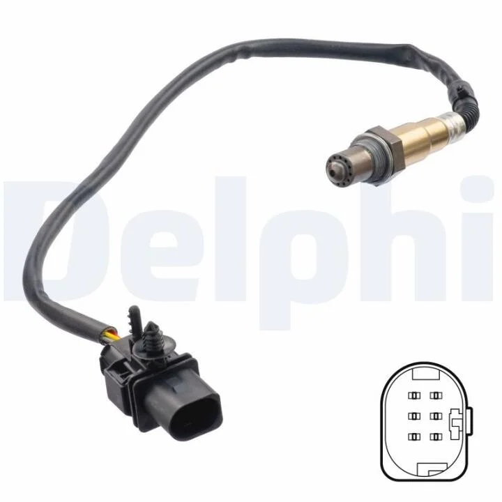 OPEL Кисневий датчик (лямбда-зонд) AGILA (B) 1.2 08-, SUZUKI DELPHI ES2131012B1 (фото 1)