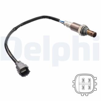 TOYOTA Кисневий датчик (Лямбда-зонд) AVENSIS 2.0 03-, RAV 4 2.0 05-, LEXUS ES 2.5 12-18, SUBARU OUTBACK 3.0 03-09 DELPHI ES21346-12B1