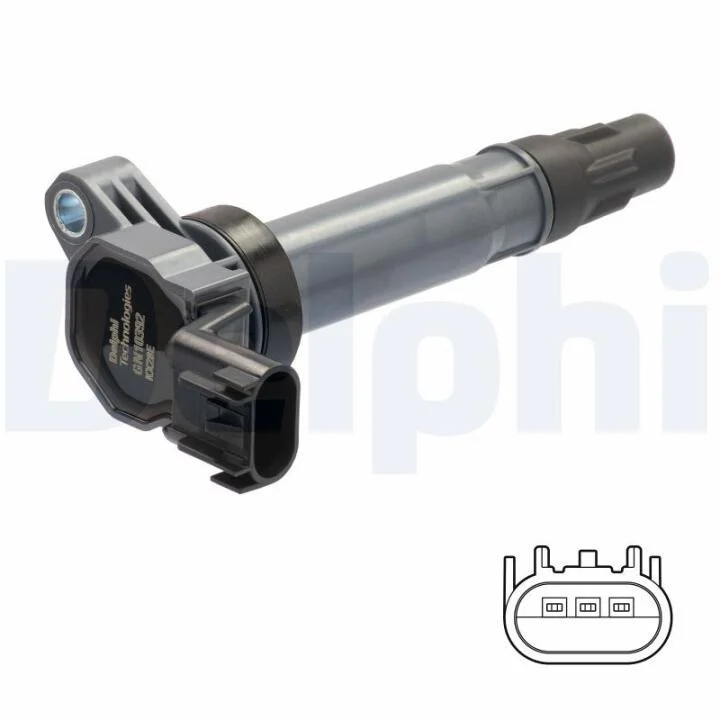 CHEVROLET Котушка запалювання SPARK 1.0 10-, SPARK 1.2 10- DELPHI GN1039212B1 (фото 1)