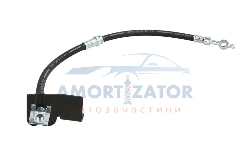 Гальмівний шланг гнучкий задн прав (довжина 477мм, M12x1/M10x1x1) HYUNDAI SANTA FÉ I 2.0-2.7 08.00-03.06 DELPHI LH7120 (фото 1)