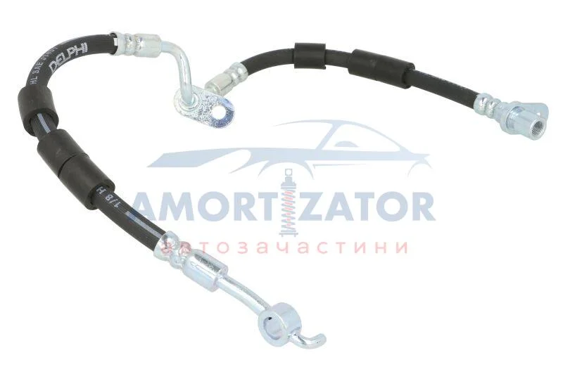 Гальмівний шланг гнучкий передн Лів (довжина 262мм, M10x1) MAZDA 6 1.8/2.0/2.3 08.02-08.07 DELPHI LH7127 (фото 1)