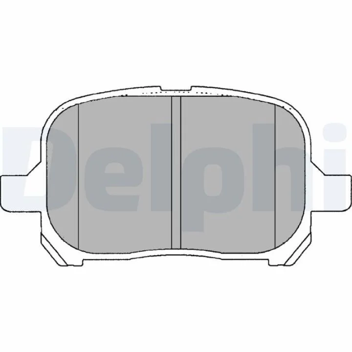 Гальмівні колодки, дискові DELPHI LP1144 (фото 1)