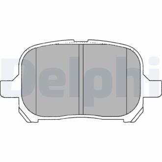 Гальмівні колодки, дискові DELPHI LP1144