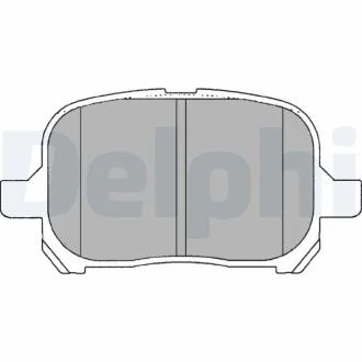 Гальмівні колодки, дискові DELPHI LP1144
