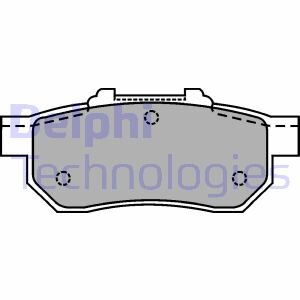 Гальмівні колодки, дискові DELPHI LP1456