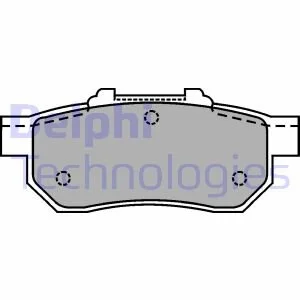 Гальмівні колодки, дискові DELPHI LP1456
