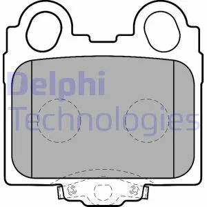 Гальмівні колодки, дискові DELPHI LP1510