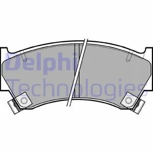 Гальмівні колодки, дискові DELPHI LP1590