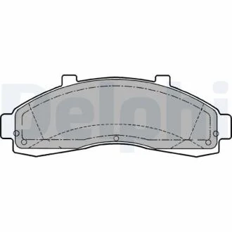 Гальмівні колодки, дискові DELPHI LP1625