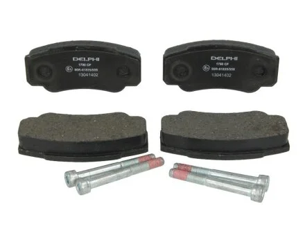 Комплект гальмівних колодок задн, CITROEN JUMPER I FIAT DUCATO PEUGEOT BOXER 1.9D-2.8D 02.94- DELPHI LP1790