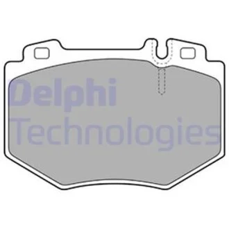 Комплект гальмівних накладок, дискове гальмо DELPHI LP1851