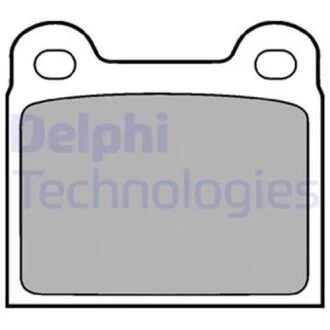 Гальмівні колодки, дискові DELPHI LP18