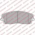 Комплект гальмівних колодок передн, CHRYSLER 300C DODGE CHALLENGER, CHARGER, MAGNUM LANCIA THEMA 2.7-6.4 09.04- DELPHI LP2034 (фото 1)