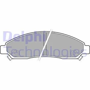 Гальмівні колодки, дискові DELPHI LP2037 (фото 1)