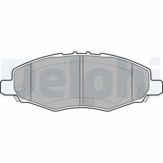Гальмівні колодки, дискові DELPHI LP2059