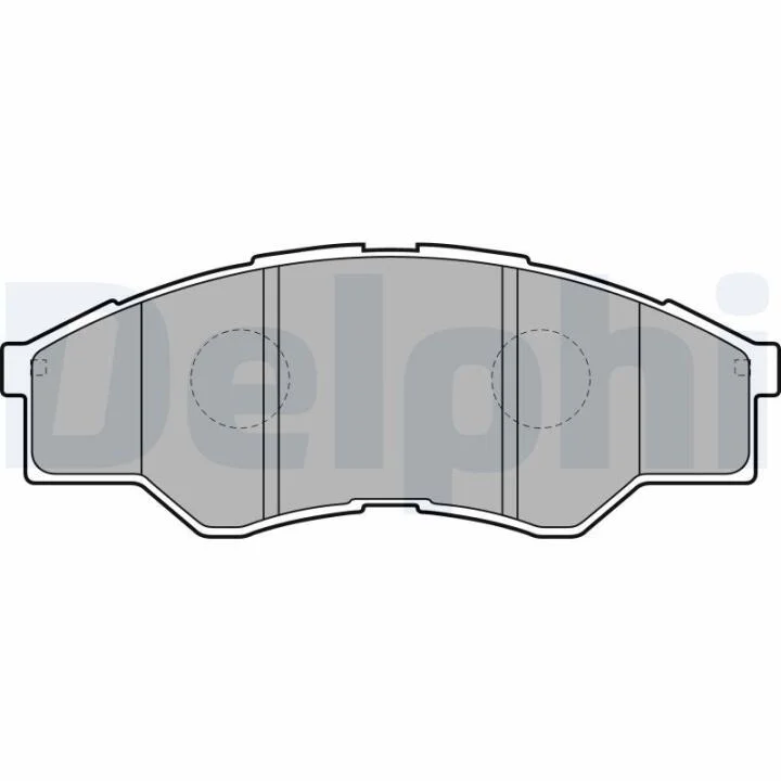 Гальмівні колодки, дискові DELPHI LP2060 (фото 1)