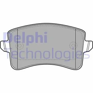 Комплект тормозних колодок, дисковий тормоз DELPHI LP2106