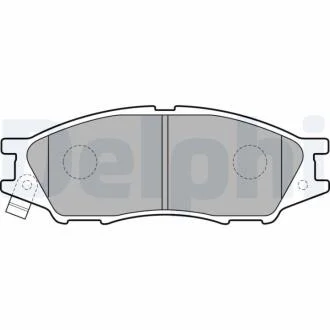 Гальмівні колодки, дискові DELPHI LP2184