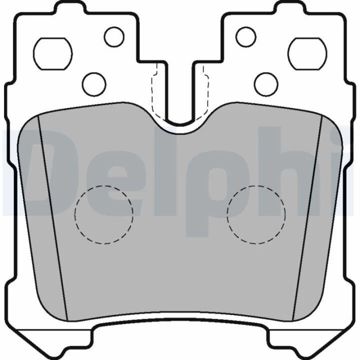 TOYOTA гальмівні колодки задн.Lexus LS 06- DELPHI LP2214 (фото 1)