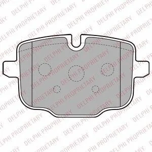 Комплект гальмівних колодок задн, BMW 2 (G42, G87), 3 (G20, G80, G28), 3 (G21, G81), 4 (G22, G82), 4 (G23, G83), 5 (F10), 5 (F11), 5 (G30, F90), 5 (G31), 6 (F12), 6 (F13) 1.6-Electric 06.09- DELPHI LP2246