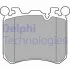 Гальмівні колодки, дискові DELPHI LP2287 (фото 1)
