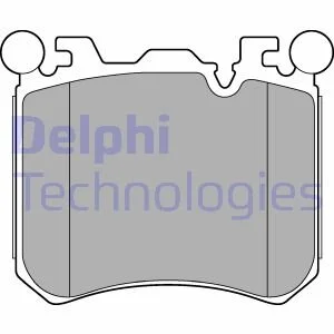 Гальмівні колодки, дискові DELPHI LP2287