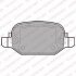 Комплект гальмівних колодок задн, FIAT 500, 500 C, 500L 0.9-1.6D 10.07- DELPHI LP2475 (фото 1)