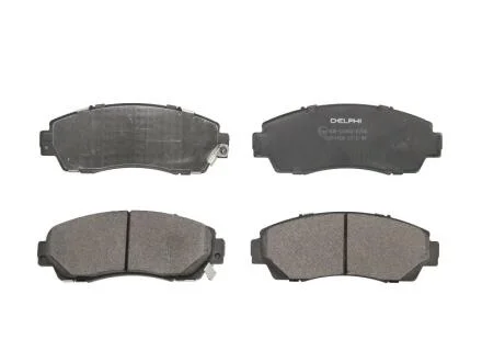 Комплект гальмівних колодок передн, HONDA CROSSTOUR I, CR-V IV, CR-V V, CR-V VI, ODYSSEY 1.5-3.5 09.05- DELPHI LP2710