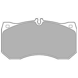 Колодки гальмівні дискові (комплект 4 шт) DELPHI LP2713