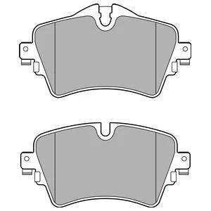 Комплект гальмівних колодок передн, BMW 2 (F45), 2 GRAN COUPE (F44), 2 GRAN TOURER (F46), X1 (F48), X2 (F39) MINI (F55), (F56), (F57), CLUBMAN (F54), COUNTRYMAN (F60) 1.5-2.0D 09.13- DELPHI LP2717 (фото 1)