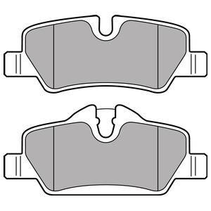 Комплект гальмівних колодок задн, MINI (F55), (F56), (F57) 1.2-2.0D 09.13- DELPHI LP2762