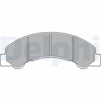 К-т гальмівних колодок TOYOTA DYNA 06- DELPHI LP2769
