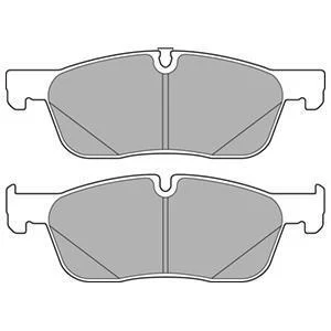 LAND ROVER К-т передн. гальм. колодок Discovery Sport 2,0-2,2 14-, Range Rover Evoque 2,0-2,2 11- DELPHI LP3166 (фото 1)