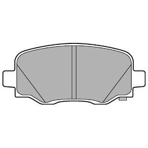 Комплект гальмівних колодок задн, ABARTH 500E ALFA ROMEO TONALE FIAT 500L, 500X JEEP COMPASS, RENEGADE 1.0-Electric 09.13- DELPHI LP3194