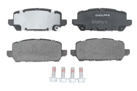 Комплект гальмівних колодок задн/передн, HONDA E:NY1, HR-V 1.5-Electric 11.14- DELPHI LP3244