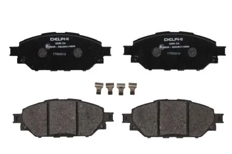 Гальмівні колодки, дискові DELPHI LP3250