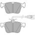 Комплект гальмівних колодок задн, AUDI A3, Q3, TT 2.5 03.15- DELPHI LP3267 (фото 1)