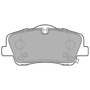 Комплект гальмівних колодок задн, HYUNDAI H350 2.5D 04.15- DELPHI LP3295