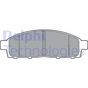 MITSUBISHI Гальмівні колодки передн. L200 2.2, 2.4 14-, FIAT DELPHI LP3313
